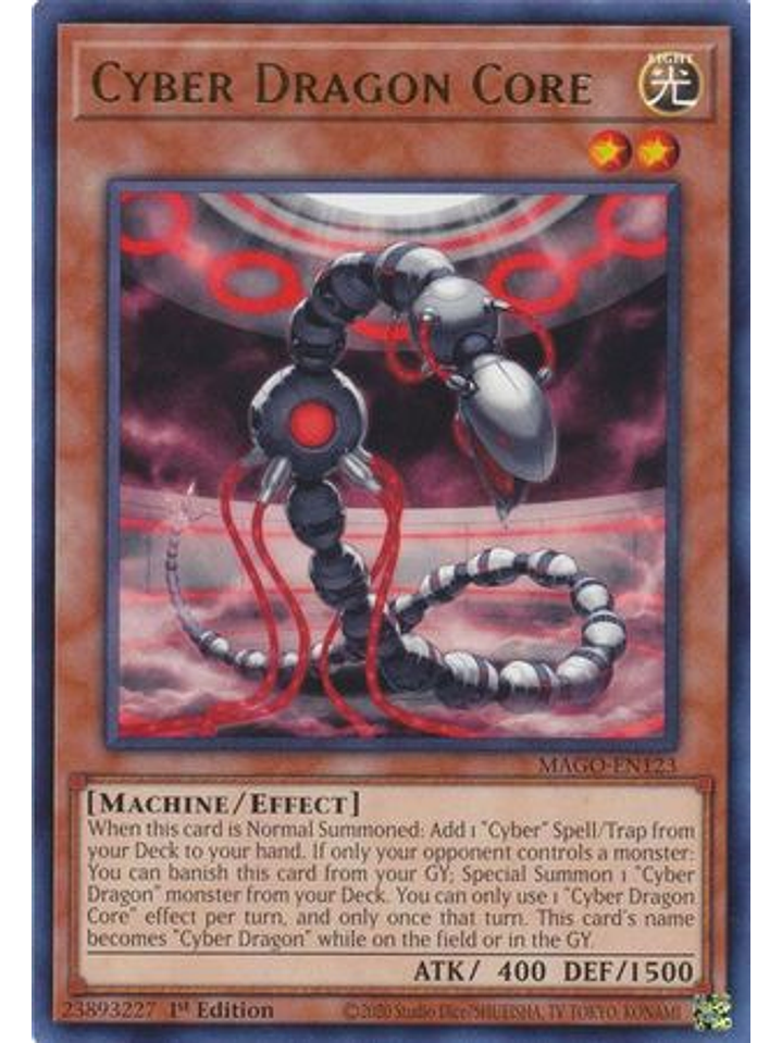 Cyber Dragon Core - MAGO-EN123 - Rare 1st Edition 1