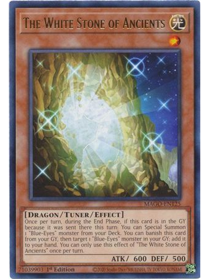 The White Stone of Ancients - MAGO-EN125 - Rare 1st Edition 1