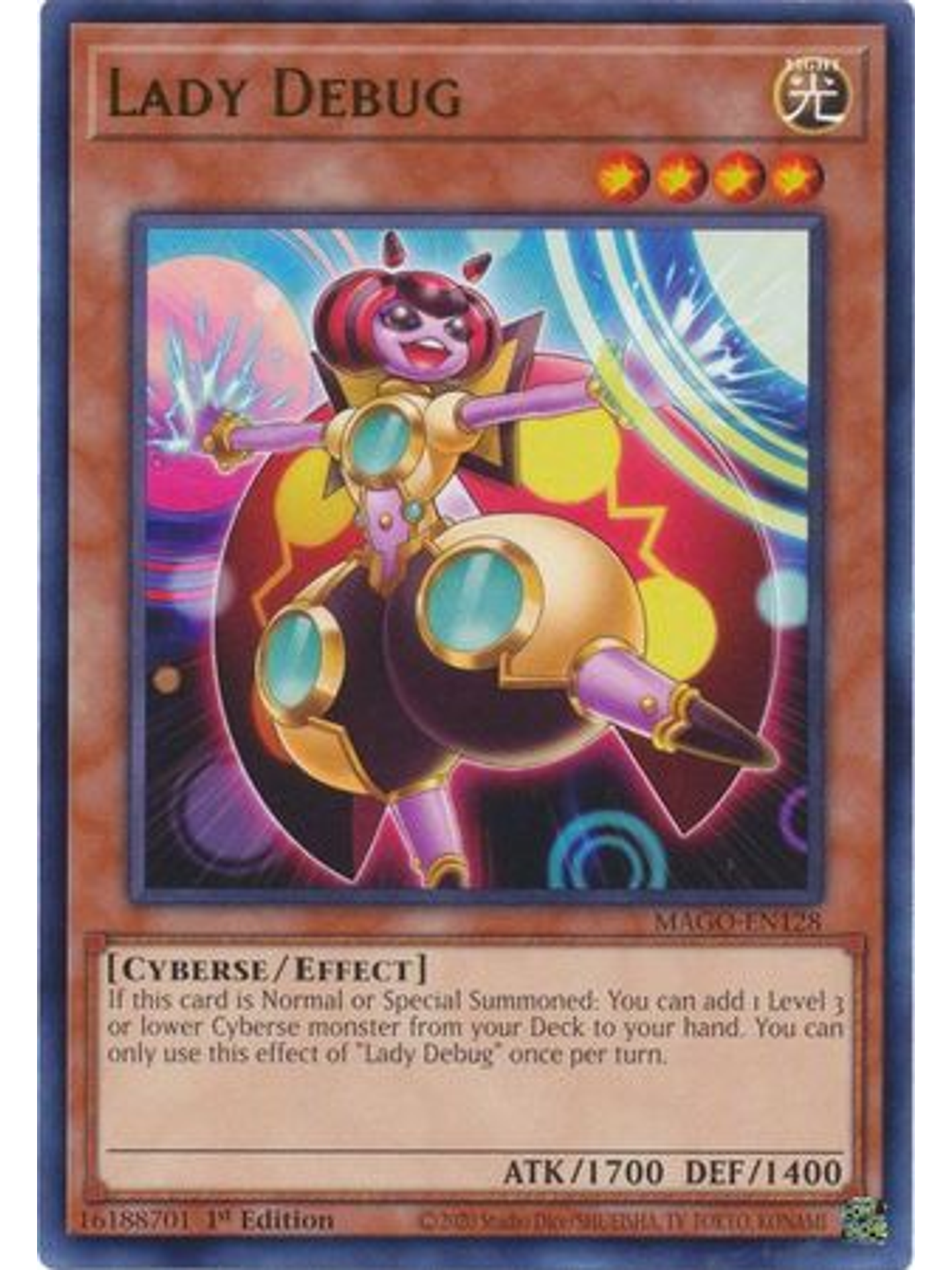 Lady Debug - MAGO-EN128 - Rare 1st Edition 1