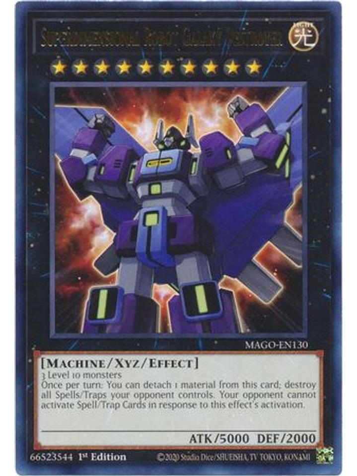 Superdimensional Robot Galaxy Destroyer - MAGO-EN130 - Rare 1st Edition 1