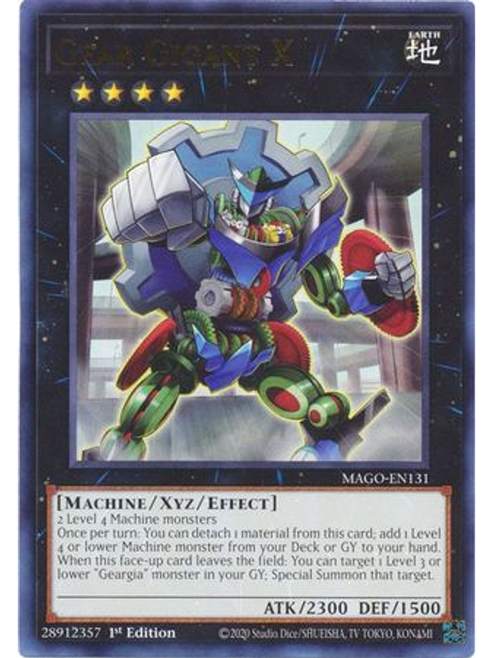 Gear Gigant X - MAGO-EN131 - Rare 1st Edition 1