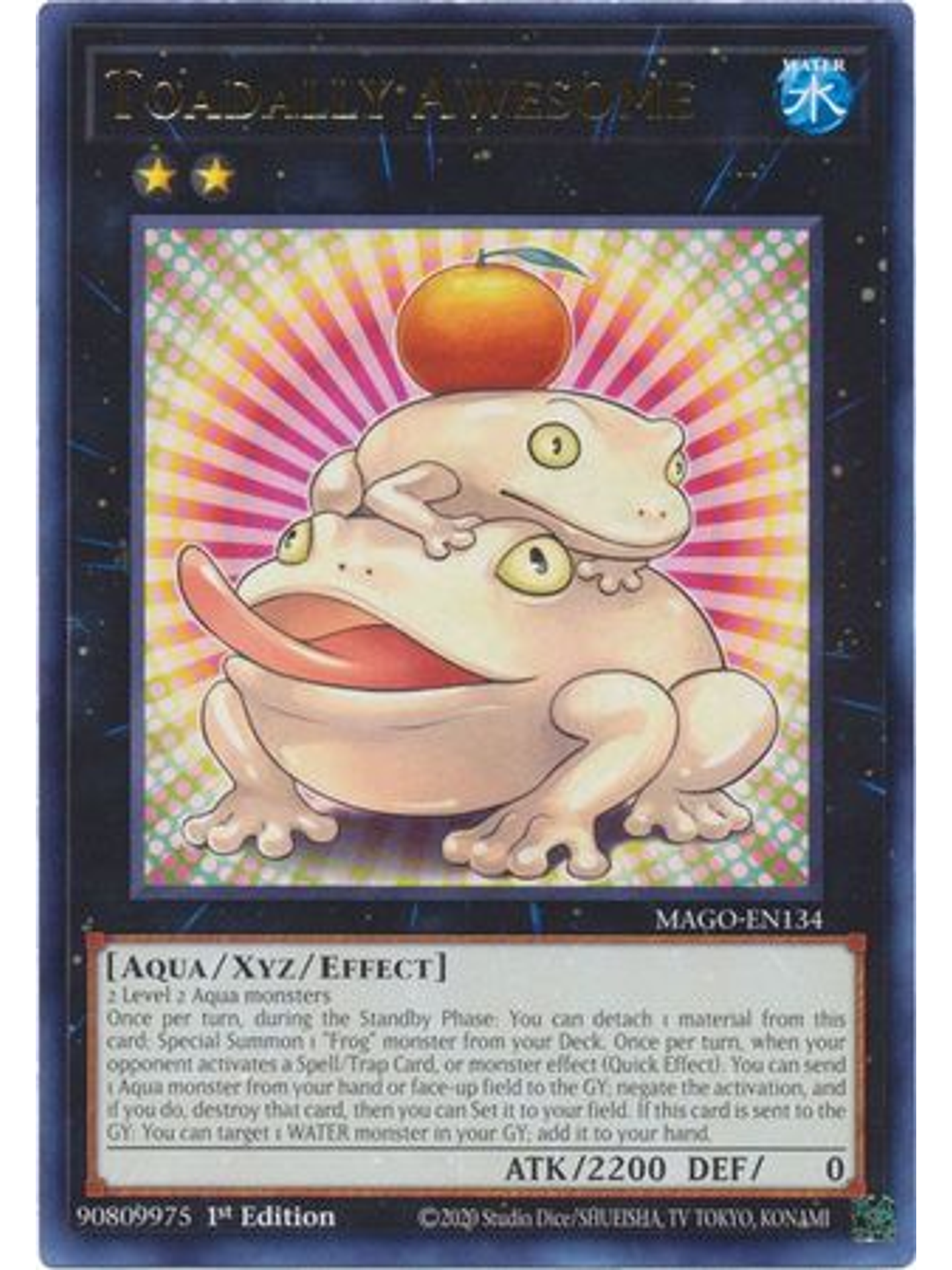 Toadally Awesome - MAGO-EN134 - Rare 1st Edition 1