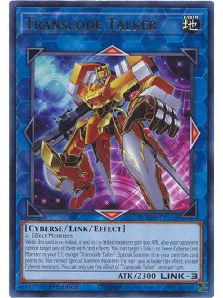 Transcode Talker - MAGO-EN136 - Rare 1st Edition 1