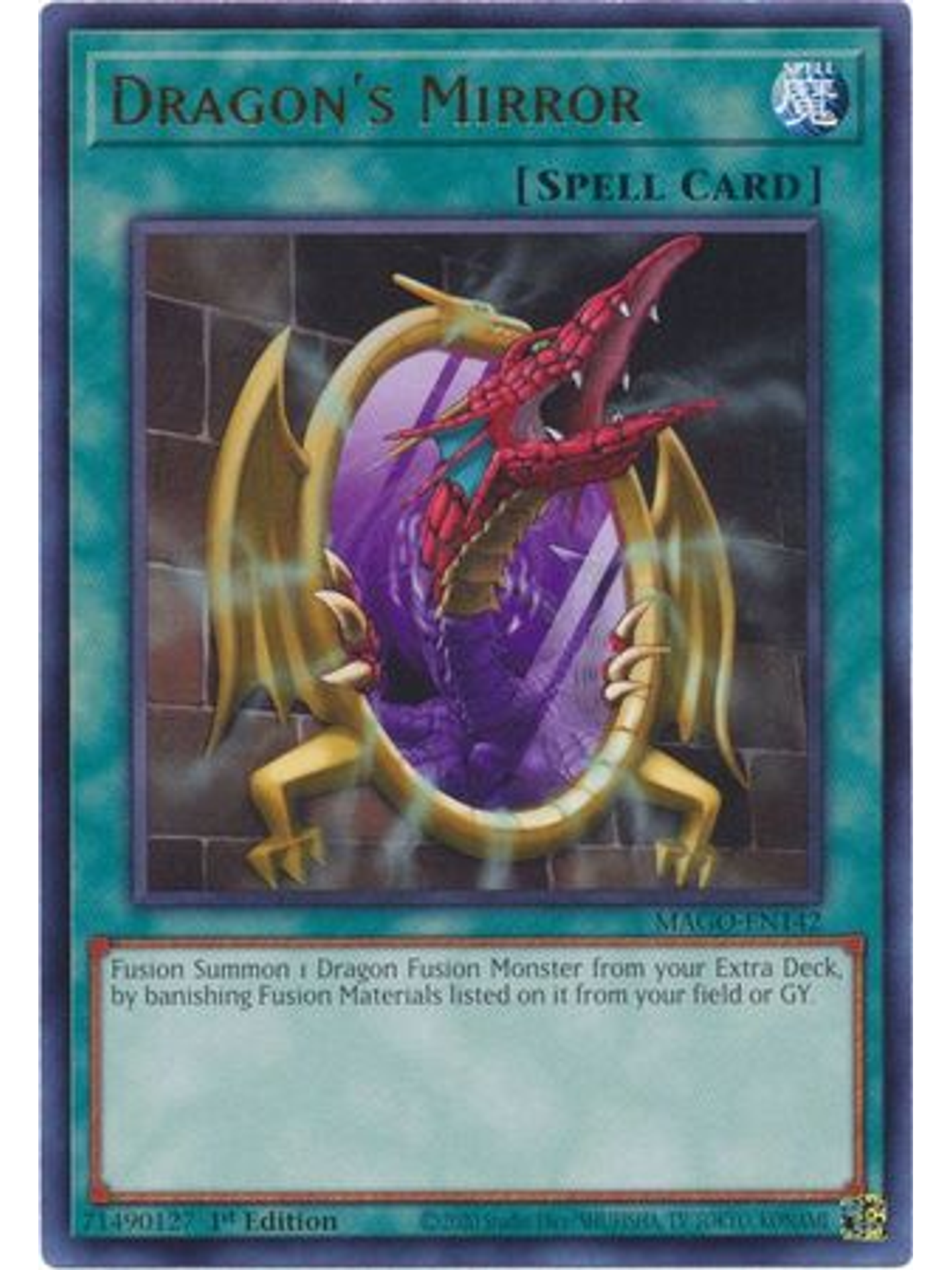 Dragon's Mirror - MAGO-EN142 - Rare 1st Edition 1