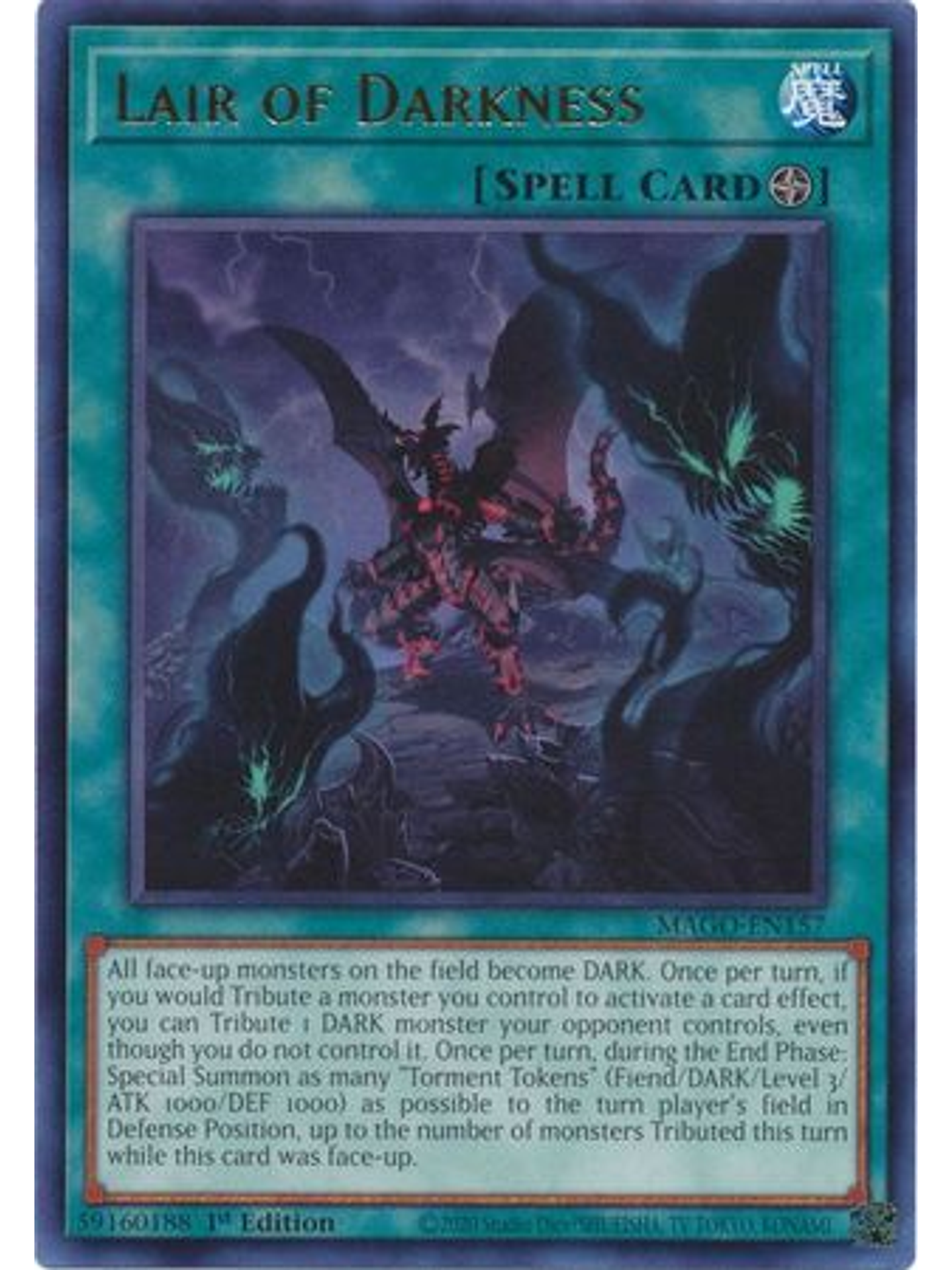 Lair of Darkness - MAGO-EN157 - Rare 1st Edition 1
