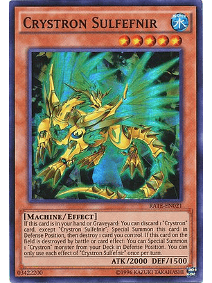 Crystron Sulfefnir - RATE-EN021 - Super Rare Unlimited