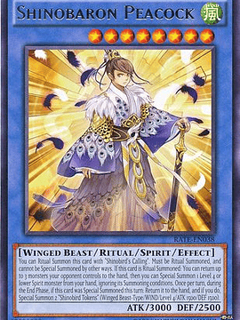 Shinobaron Peacock - RATE-EN038 - Rare Unlimited