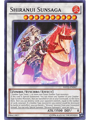 Shiranui Sunsaga - RATE-EN047 - Rare Unlimited