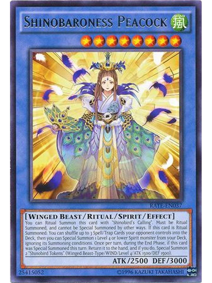 Shinobaroness Peacock - RATE-EN037 - Rare Unlimited 1