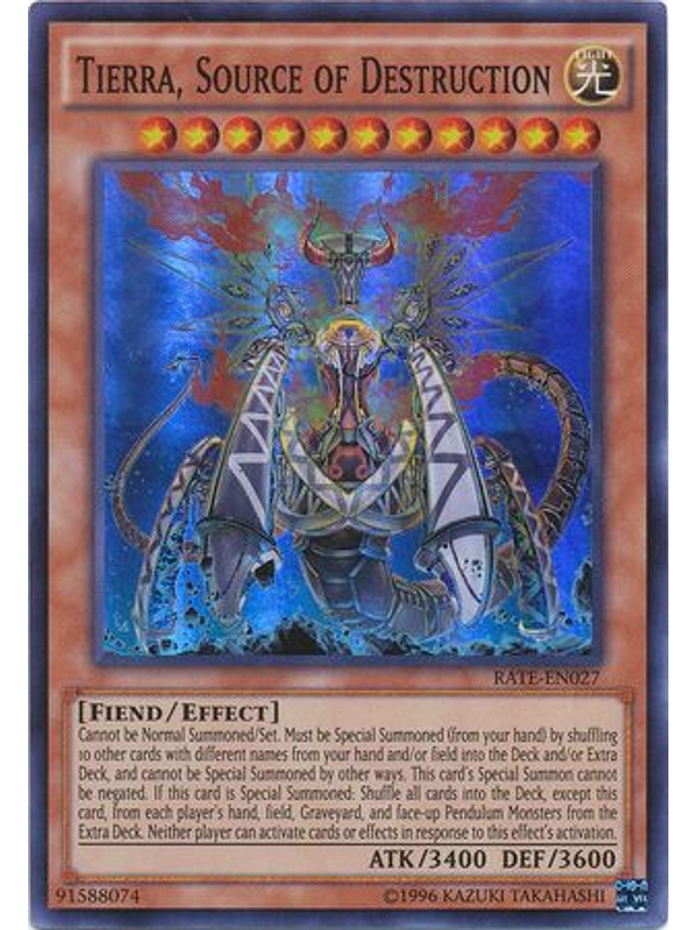 Tierra, Source of Destruction - RATE-EN027 - Super Rare Unlimited 1