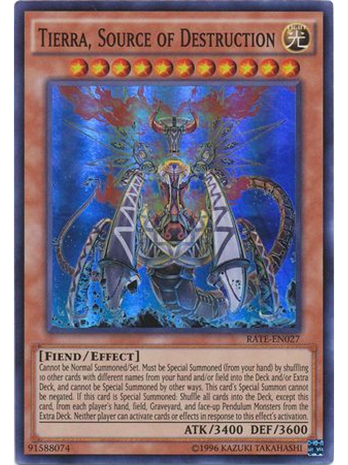 Tierra, Source of Destruction - RATE-EN027 - Super Rare Unlimited 1