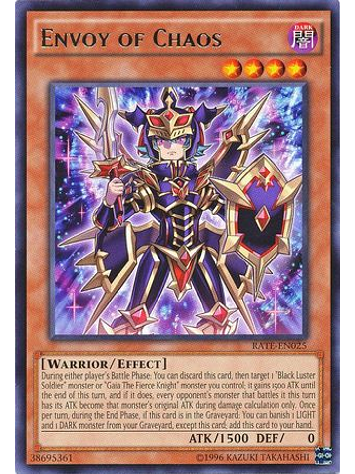 Envoy of Chaos - RATE-EN025 - Rare Unlimited 1