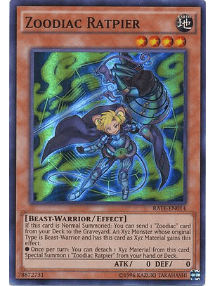 Zoodiac Ratpier - RATE-EN014 - Super Rare Unlimited