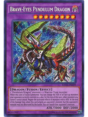 Brave-Eyes Pendulum Dragon - RATE-EN039 - Secret Rare Unlimited
