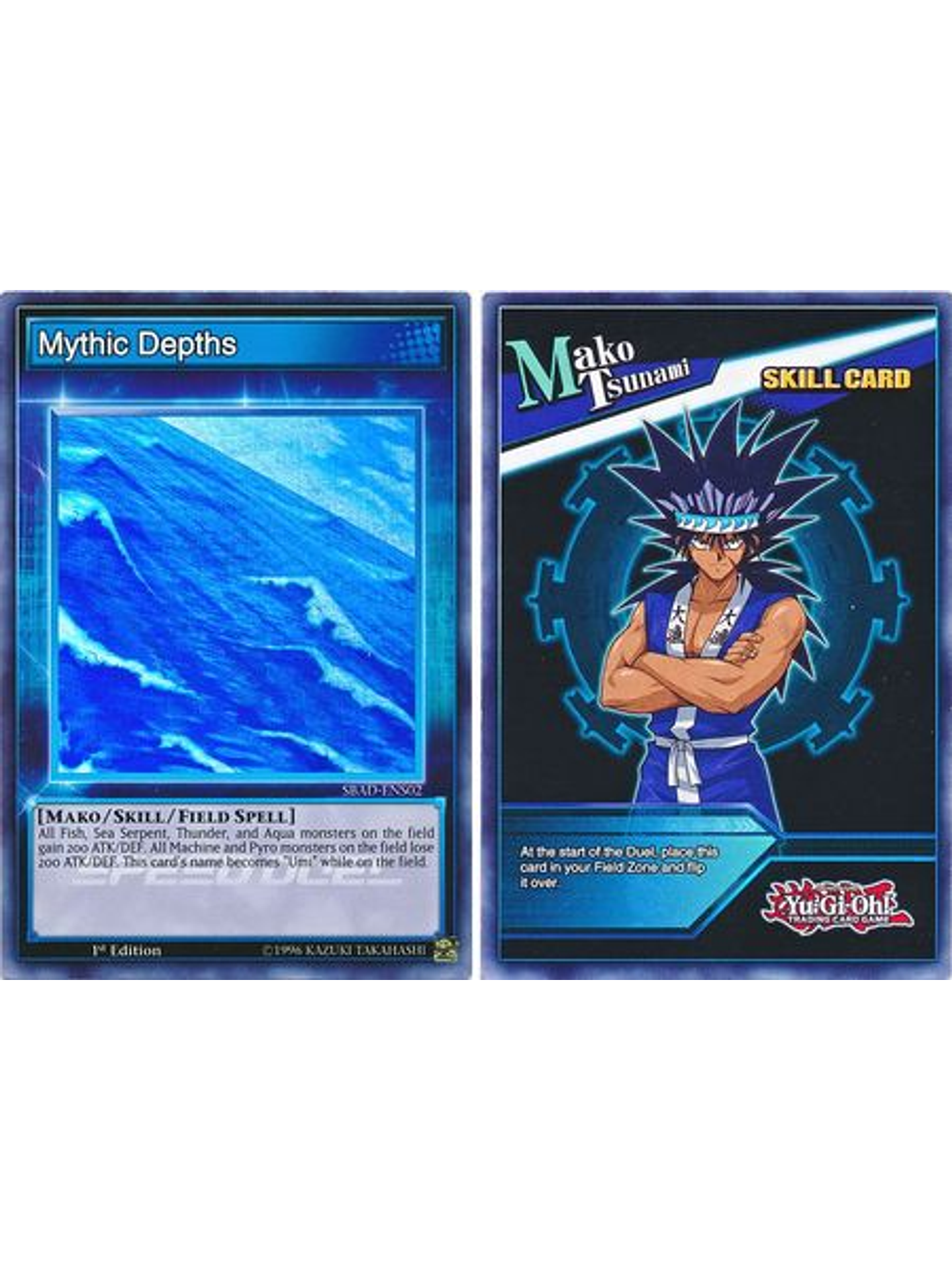 Mythic Depths - SBAD-ENS02 - Super Rare 1st Edition (Skill Card) 1