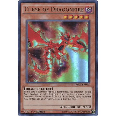 Curse Of Dragonfire - mil1-en002 - Ultra Rare 1st Edition