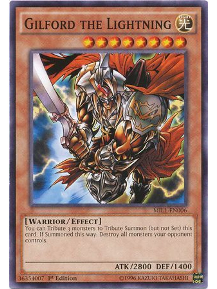 Gilford the Lightning - MIL1-EN006 - Common 1st Edition 1