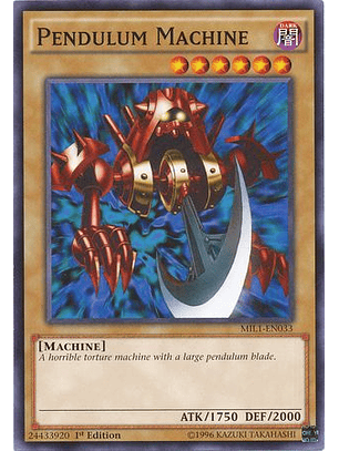 Pendulum Machine - MIL1-EN033 - Common 1st Edition