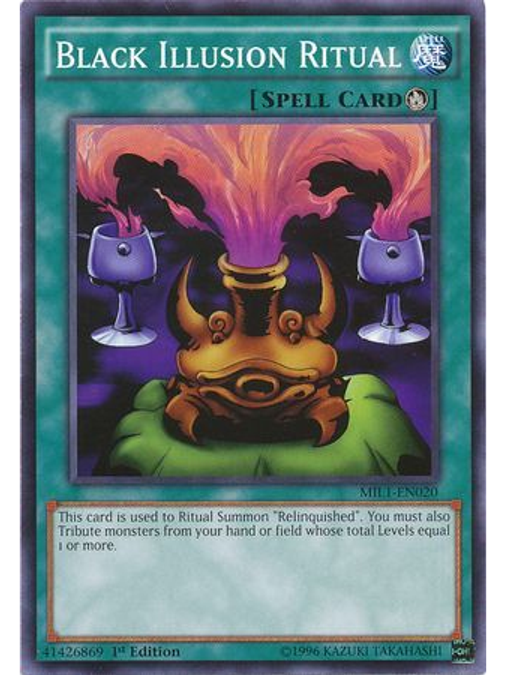 Black Illusion Ritual - MIL1-EN020 - Common 1st Edition 1