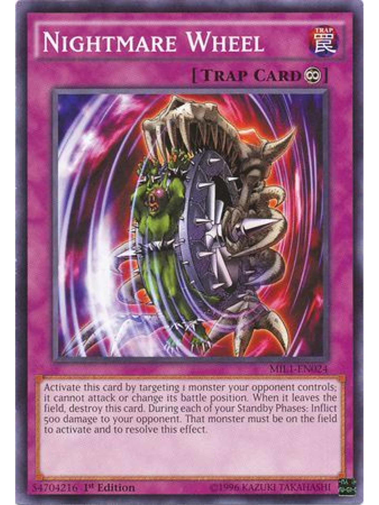 Nightmare Wheel - MIL1-EN024 - Common 1st Edition 1