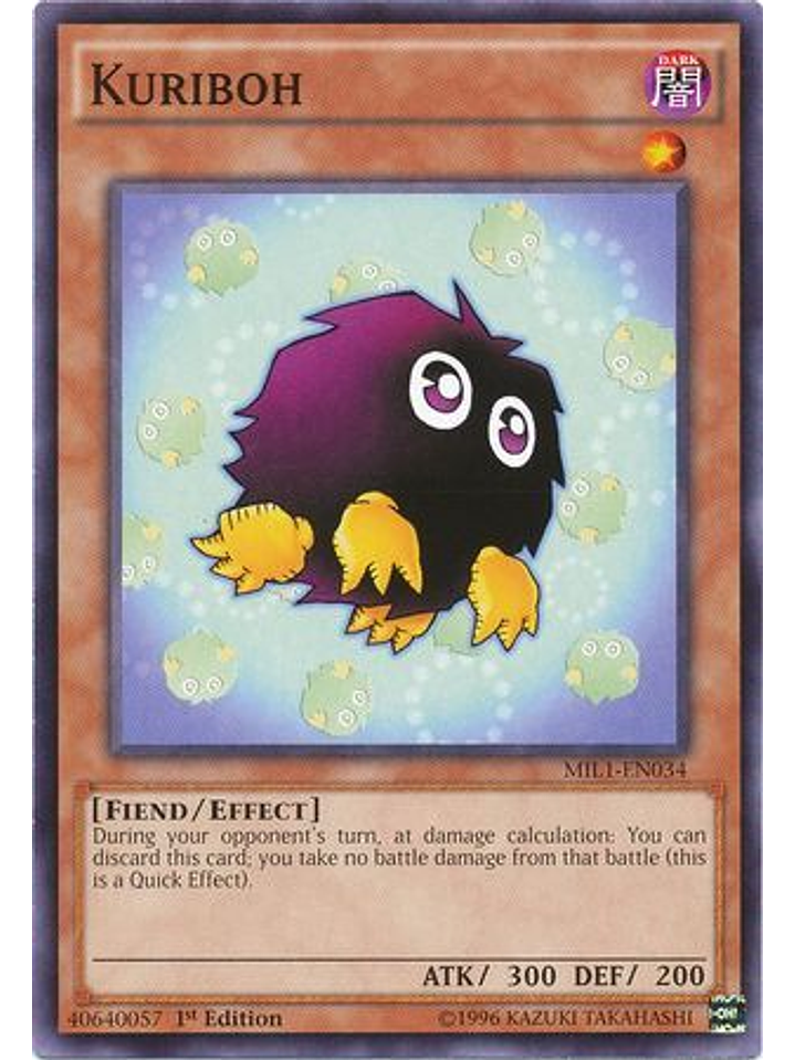 Kuriboh - MIL1-EN034 - Common 1st Edition 1