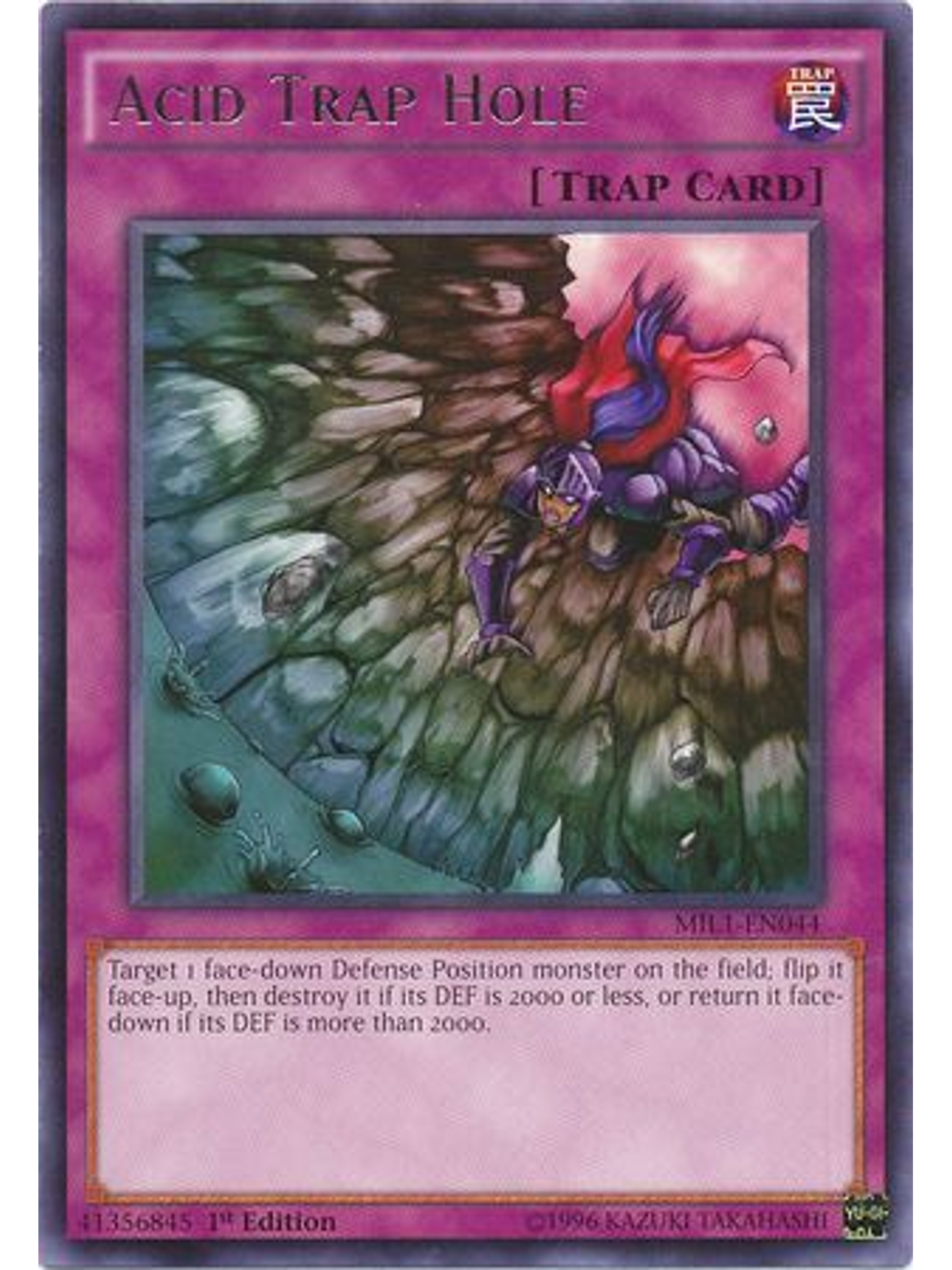 Acid Trap Hole - MIL1-EN044 - Rare 1st Edition 1