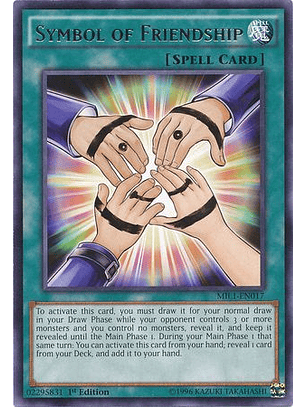 Symbol of Friendship - MIL1-EN017 - Rare 1st Edition