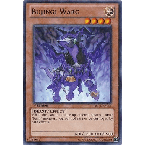 Bujingi Warg - jotl-en081 - Common 1st Edition