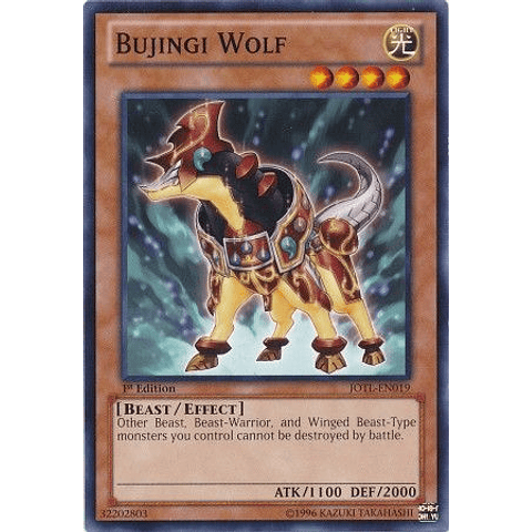 Bujingi Wolf - jotl-en019 - Common 1st Edition