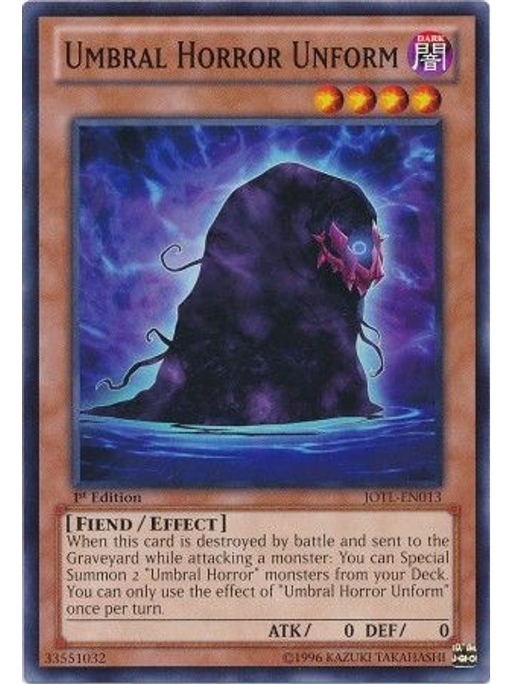 Umbral Horror Unform - JOTL-EN013 - Common 1st Edition 1