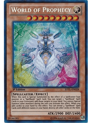 World of Prophecy - JOTL-EN028 - Secret Rare 1st Edition