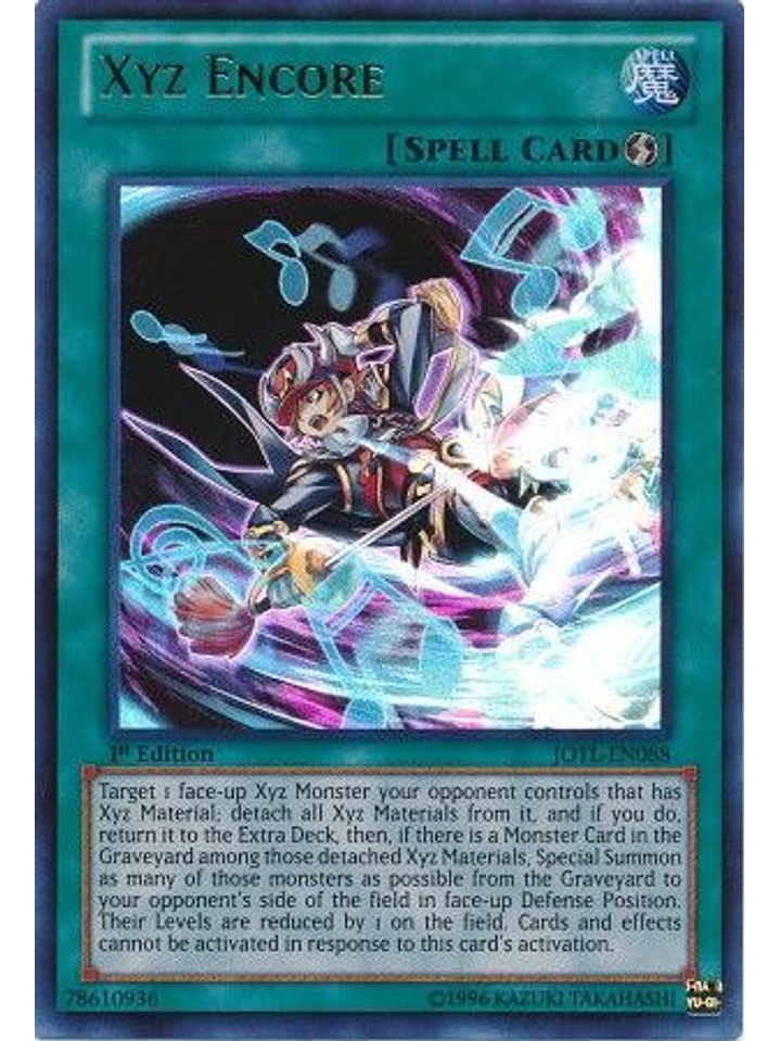Xyz Encore - JOTL-EN088 - Ultra Rare 1st Edition 1