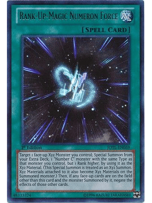 Rank-Up-Magic Numeron Force - JOTL-EN059 - Ultra Rare 1st Edition