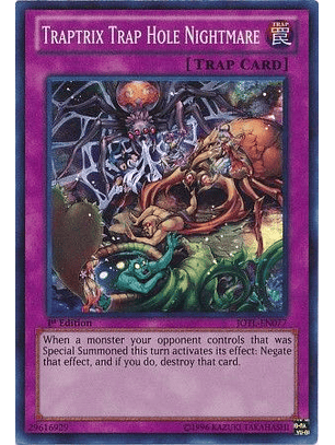 Traptrix Trap Hole Nightmare - JOTL-EN077 - Super Rare 1st Edition