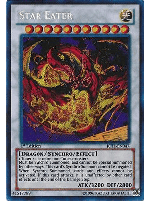 Star Eater - JOTL-EN047 - Secret Rare 1st Edition