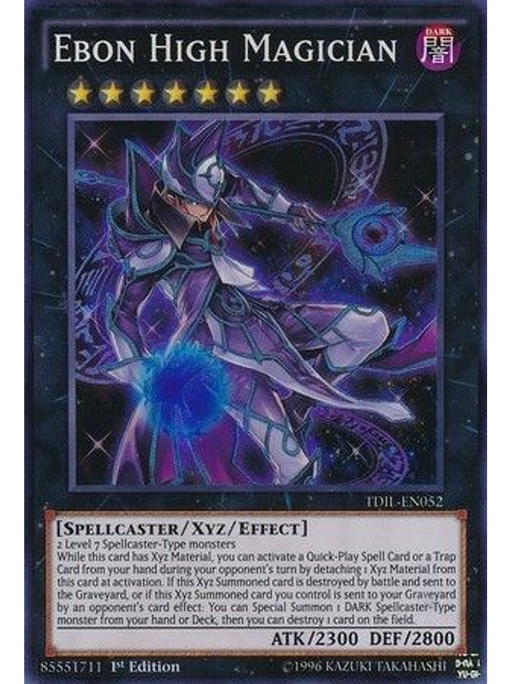 Ebon High Magician - TDIL-EN052 - Super Rare Unlimited 1