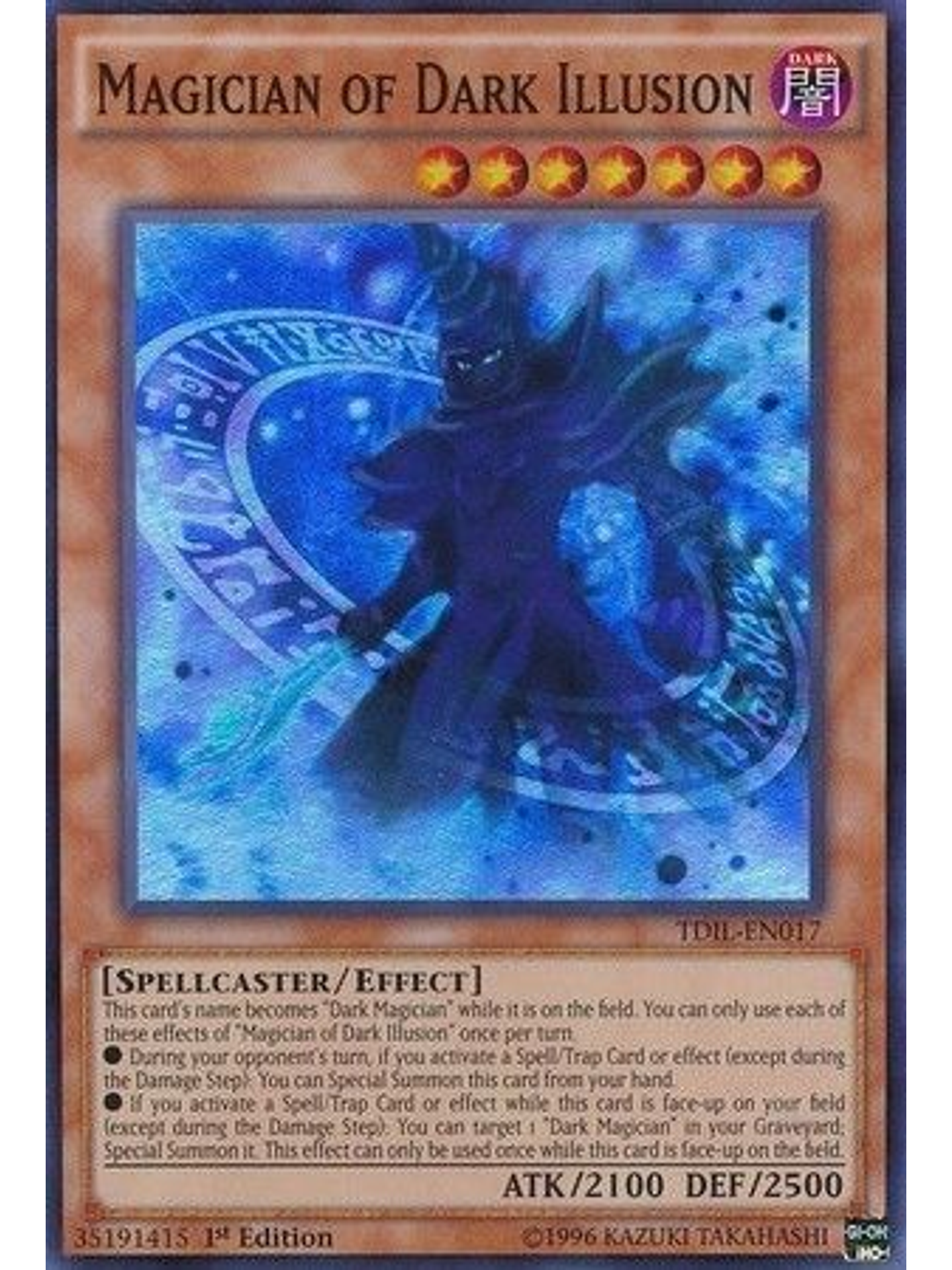 Magician of Dark Illusion - TDIL-EN017 - Super Rare Unlimited 1