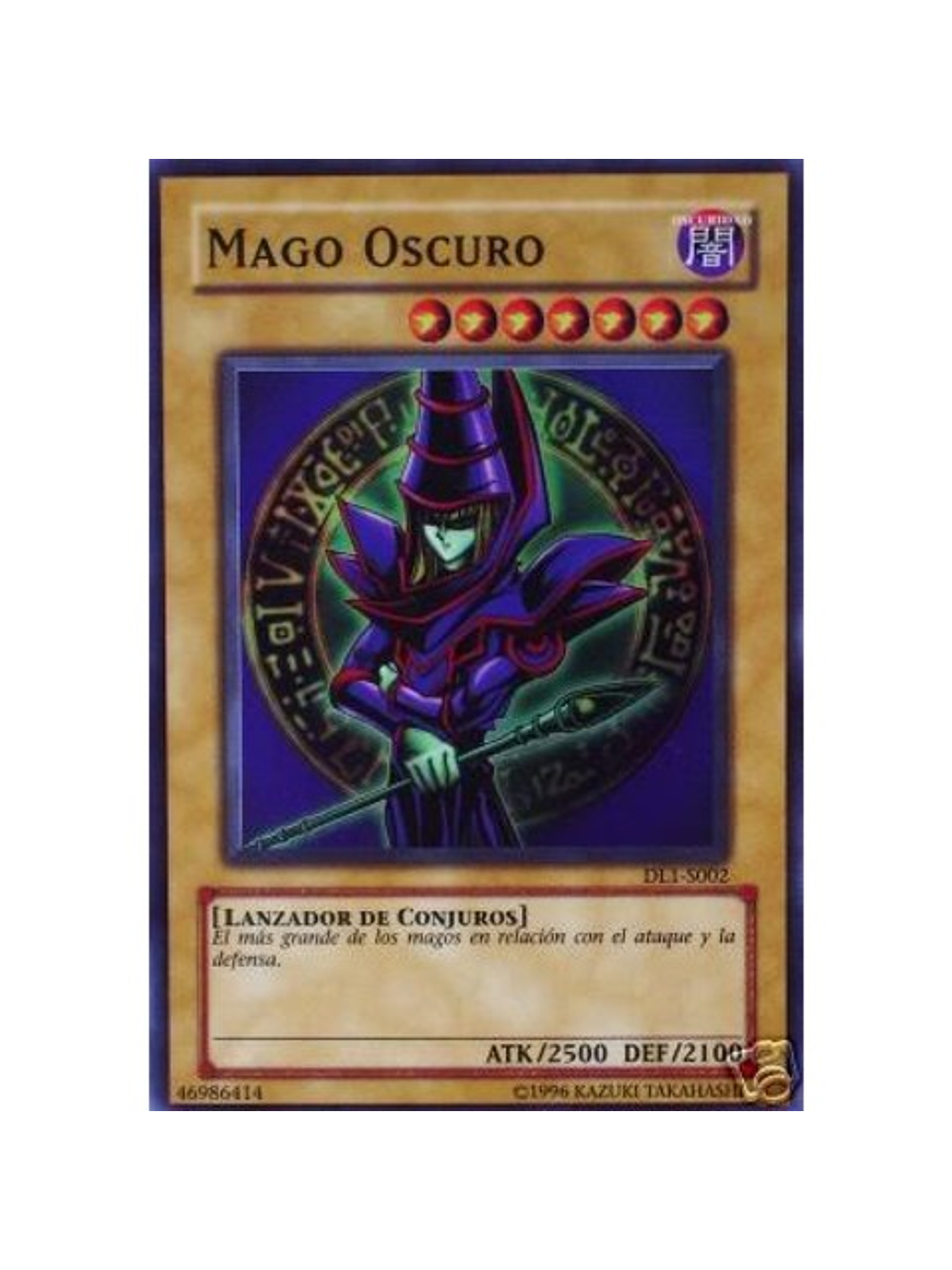 Mago Oscuro (Dark Magician) - DL1-S002 - Super Rare - Unlimited Edition 1