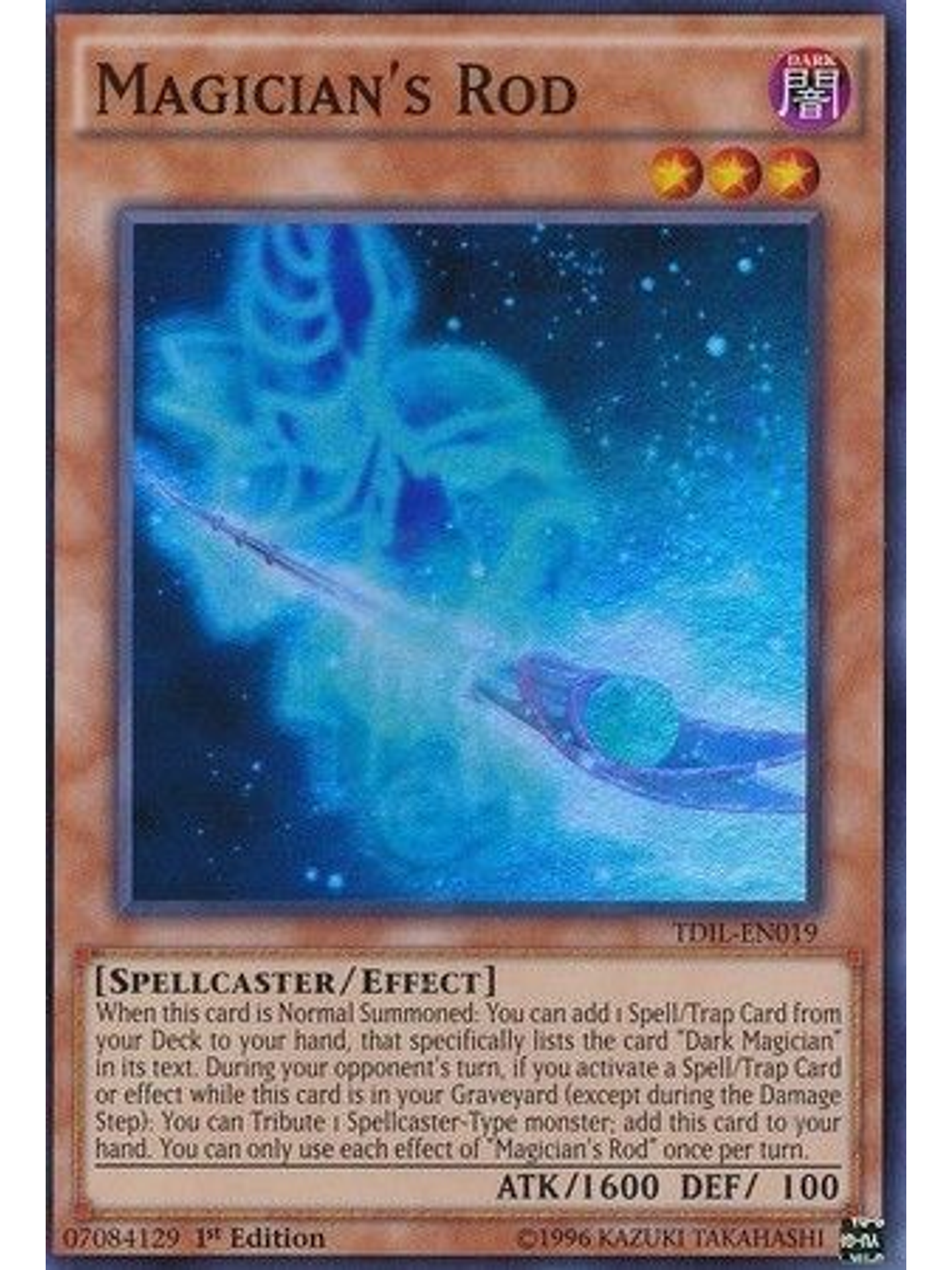Magician's Rod - TDIL-EN019 - Super Rare 1st Edition 1