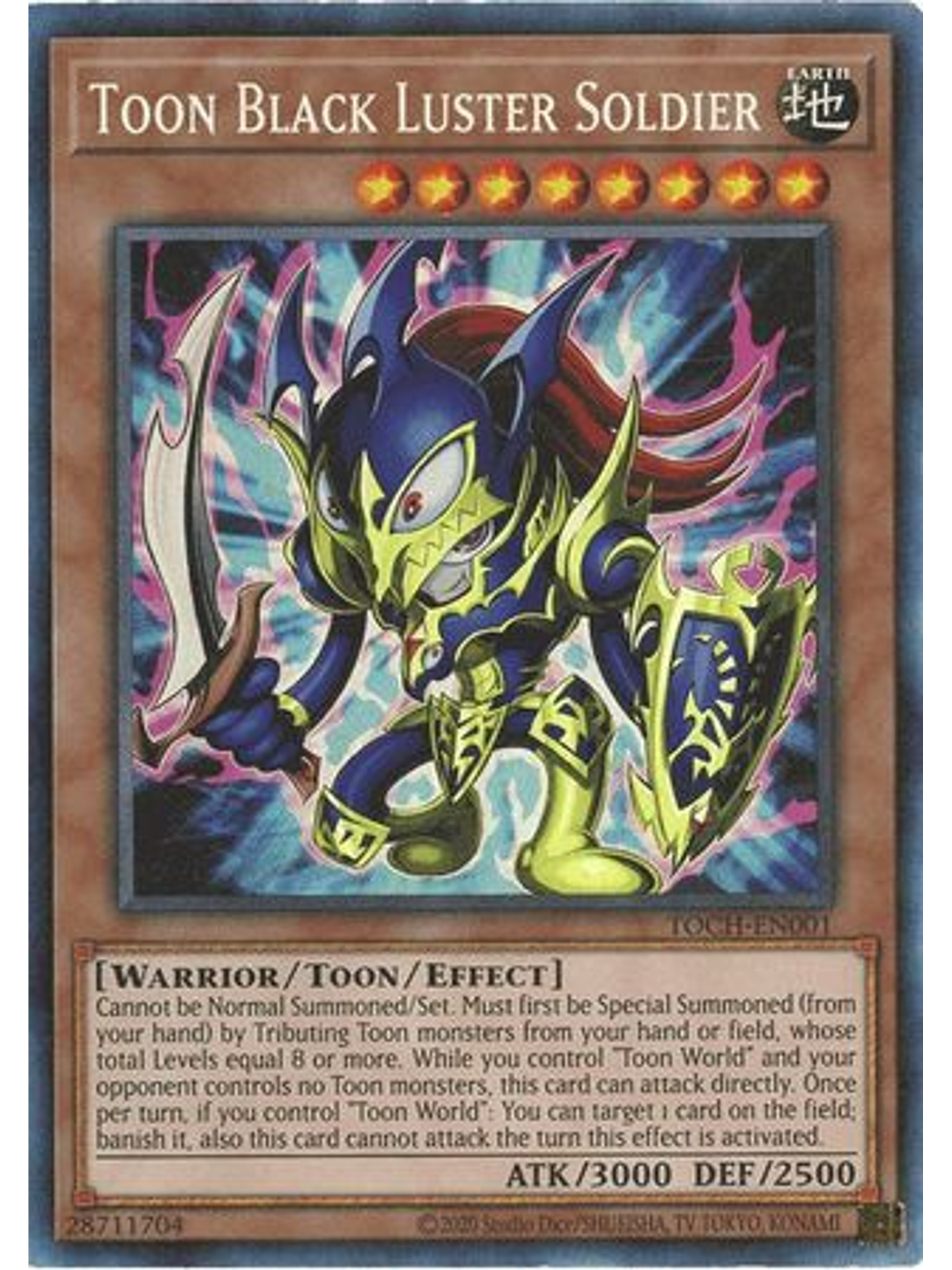 Toon Black Luster Soldier - TOCH-EN001 - Ultra Rare Unlimited 1