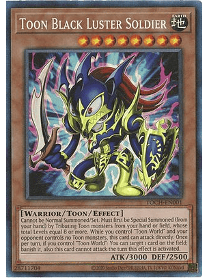 Toon Black Luster Soldier - TOCH-EN001 - Ultra Rare Unlimited