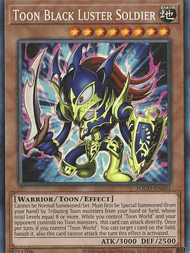 Toon Black Luster Soldier - TOCH-EN001 - Ultra Rare Unlimited