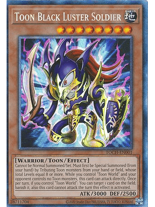 Toon Black Luster Soldier - TOCH-EN001 - Collectors Rare Unlimited