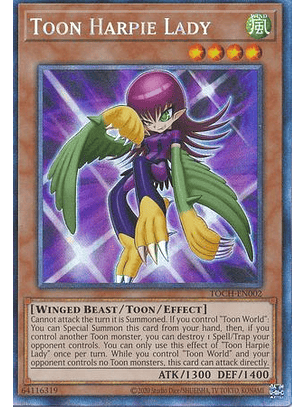 Toon Harpie Lady - TOCH-EN002 - Collectors Rare Unlimited