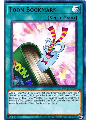 Toon Bookmark - TOCH-EN003 - Ultra Rare Unlimited