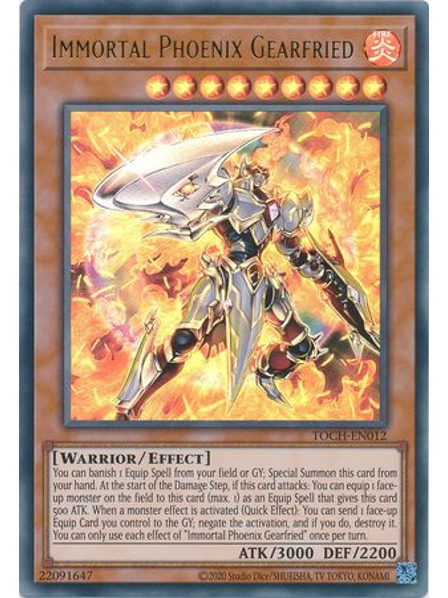 Immortal Phoenix Gearfried - TOCH-EN012 - Ultra Rare Unlimited 1