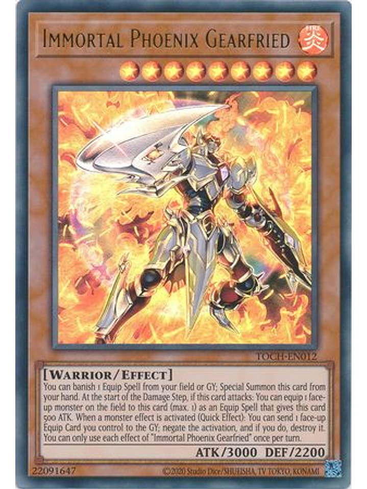 Immortal Phoenix Gearfried - TOCH-EN012 - Ultra Rare Unlimited 1