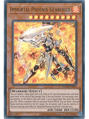 Immortal Phoenix Gearfried - TOCH-EN012 - Collectors Rare Unlimited