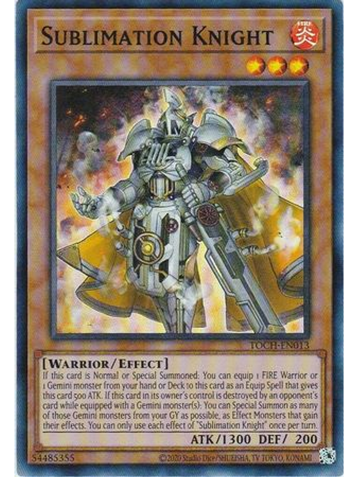 Sublimation Knight - TOCH-EN013 - Super Rare Unlimited 1