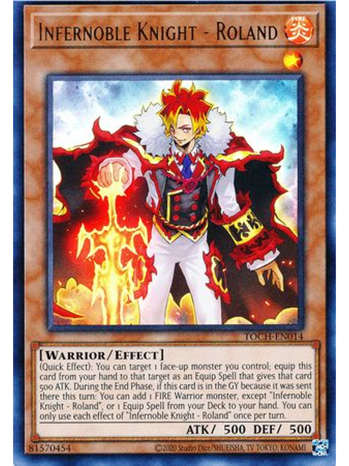 Infernoble Knight - Roland - TOCH-EN014 - Ultra Rare Unlimited 1